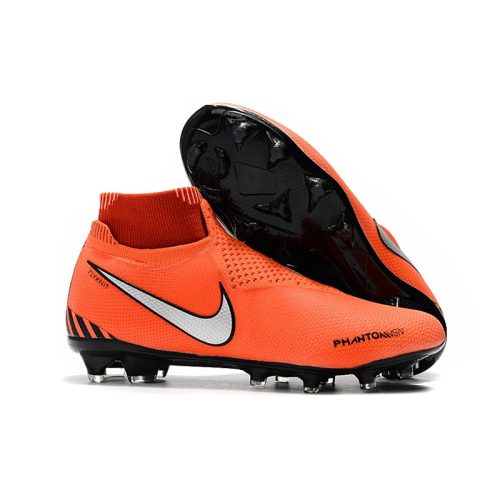 Nike Phantom VSN Elite DF FG - Naranja Negro Plata_1.jpg